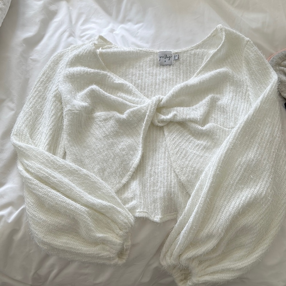 Oh Polly tie in the front sweater